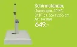 Zurbrüggen Schirmständer, champagne Angebot