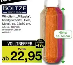Möbel Inhofer BOLTZE Windlicht „Mikaela“ Angebot