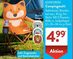 Aldi Süd ADVENTURIDGE Campingstuhl Angebot