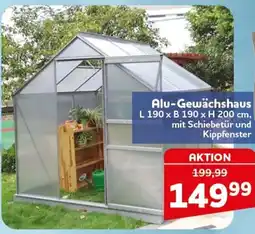 CENTERSHOP Alu-Gewächshaus Angebot