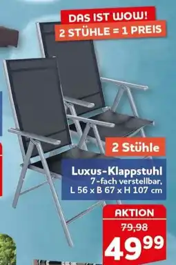 CENTERSHOP Luxus-Klappstuhl Angebot