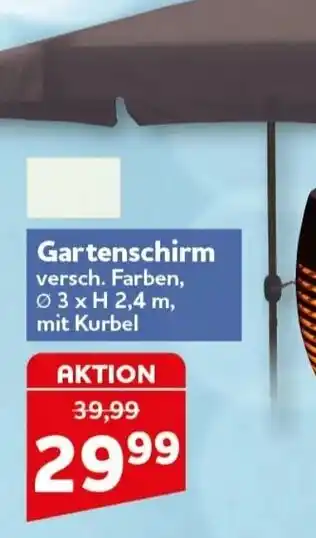 CENTERSHOP Gartenschirm Angebot