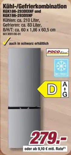 Poco Kühl-/Gefrierkombination POCO line Angebot