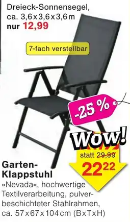 Wiglo Wunderland Garten-Klappstuhl »Nevada« Angebot