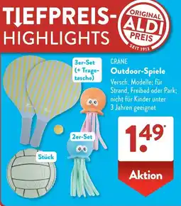 Aldi Süd CRANE Outdoor-Spiele Angebot