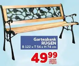 CENTERSHOP Gartenbank RUGEN Angebot