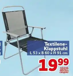 CENTERSHOP Textilene-Klappstuhl Angebot