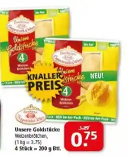 Multi Markt Unsere Goldstücke Welzenbrötchen Angebot