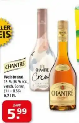 Multi Markt CHANTRÉ Weinbrand Angebot