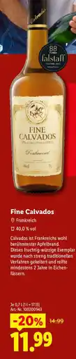 Lidl Fine Calvados Angebot