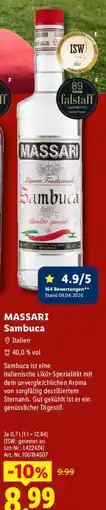 Lidl MASSARI Sambuca Angebot