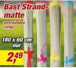 Posten Börse Bast Strand-matte Angebot