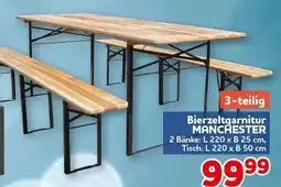 CENTERSHOP Bierzeltgarnitur MANCHESTER Angebot