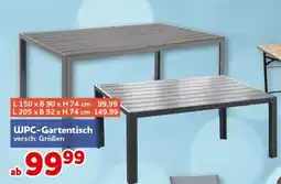 CENTERSHOP WPC-Gartentisch Angebot
