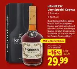 Lidl Hennessy Very Special Cognac Angebot