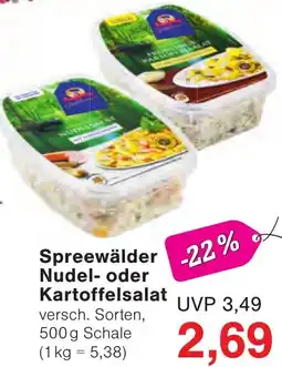 Wiglo Wunderland Spreewälder Nudel- oder Kartoffelsalat Angebot