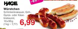 Wiglo Wunderland HAGE Würstchen Angebot