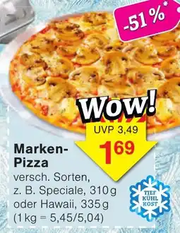 Wiglo Wunderland Marken-Pizza Angebot