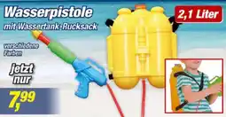 Posten Börse Wasserpistole mit Wassertank-Rucksack Angebot