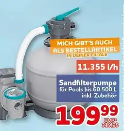 CENTERSHOP Sandfilterpumpe Angebot
