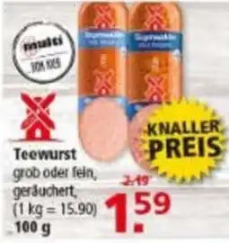 Multi Markt Teewurst Angebot