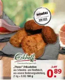Multi Markt „Theos“ Frikadellen Angebot