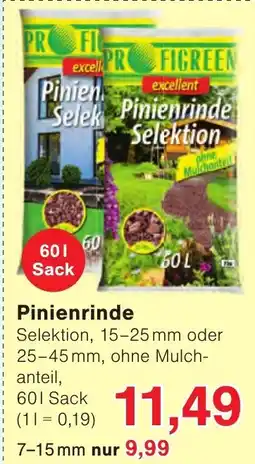 Wiglo Wunderland PROFIGREEN Pinienrinde Angebot