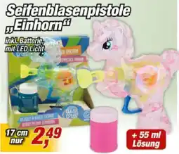 Posten Börse Seifenblasenpistole „Einhorn" Angebot