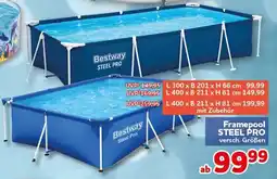 CENTERSHOP Bestway Framepool STEEL PRO Angebot