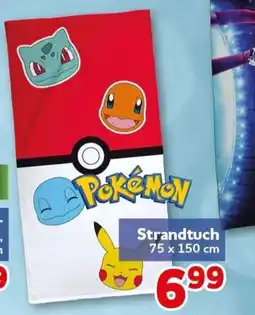 CENTERSHOP Pokémon Strandtuch Angebot