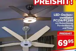 CENTERSHOP LED-Decken-ventilator FC156/FC260 Angebot