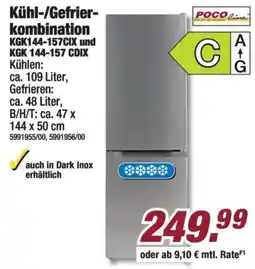 Poco POCO line Kühl-/Gefrierkombination Angebot