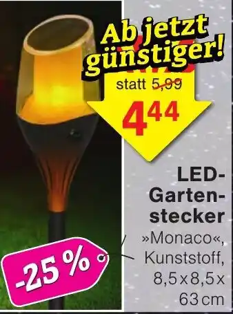 Wiglo Wunderland LED-Gartenstecker »Monaco« Angebot