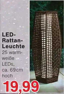 Wiglo Wunderland LED-Rattan-Leuchte Angebot