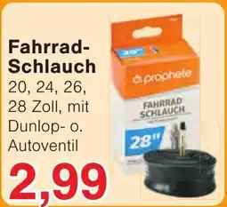 Wiglo Wunderland Fahrrad-Schlauch mit Dunlop- o. Autoventil Angebot