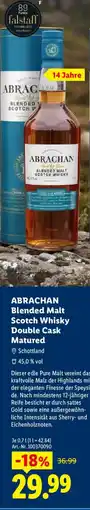 Lidl ABRACHAN Blended Malt Scotch Whisky Double Cask Matured Angebot