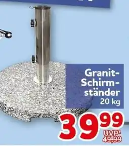CENTERSHOP Granit-Schirmständer Angebot
