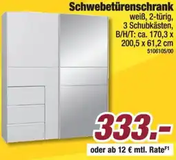 Poco Schwebetürenschrank Angebot