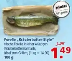 Multi Markt Forelle „Kräuterbutter-Style“ Angebot