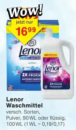 Wiglo Wunderland Lenor Waschmittel Angebot