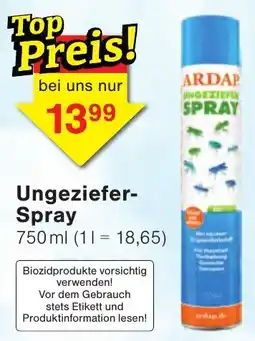 Wiglo Wunderland ARDAP Ungeziefer-Spray Angebot