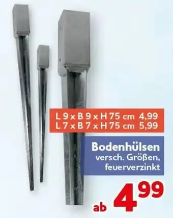 CENTERSHOP Bodenhülsen Angebot