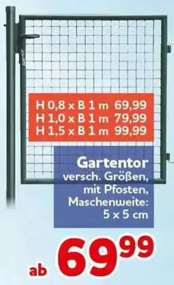 CENTERSHOP Gartentor Angebot