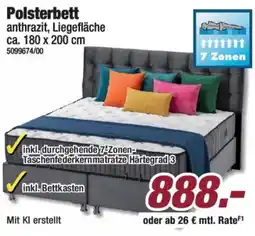 Poco Polsterbett anthrazit Angebot