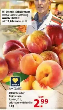 Multi Markt Pfirsiche oder Nektarinen Angebot