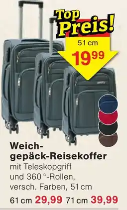 Wiglo Wunderland Weichgepäck-Reisekoffer Angebot