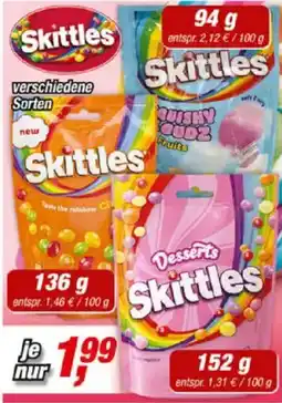 Posten Börse Skittles Angebot