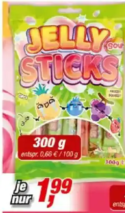 Posten Börse Jelly Sour Sticks Angebot