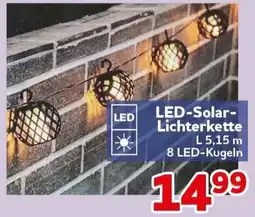 CENTERSHOP LED-Solar-Lichterkette Angebot