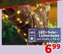 CENTERSHOP LED-Solar-Lichterkette aus Draht Angebot
